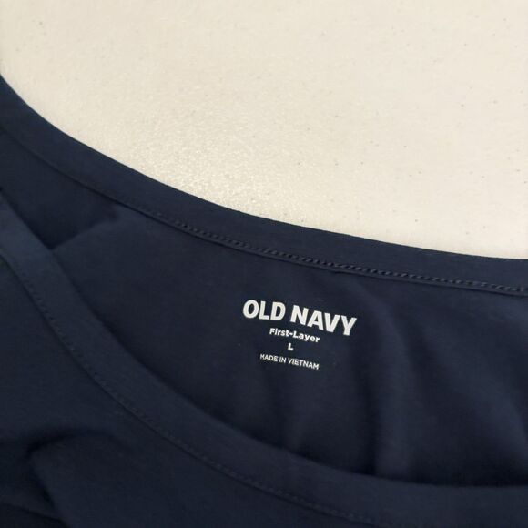 Old Navy Tank Top Women's Large Navy Blue Round Neck Sleeveless First Layer - Picture 7 of 10